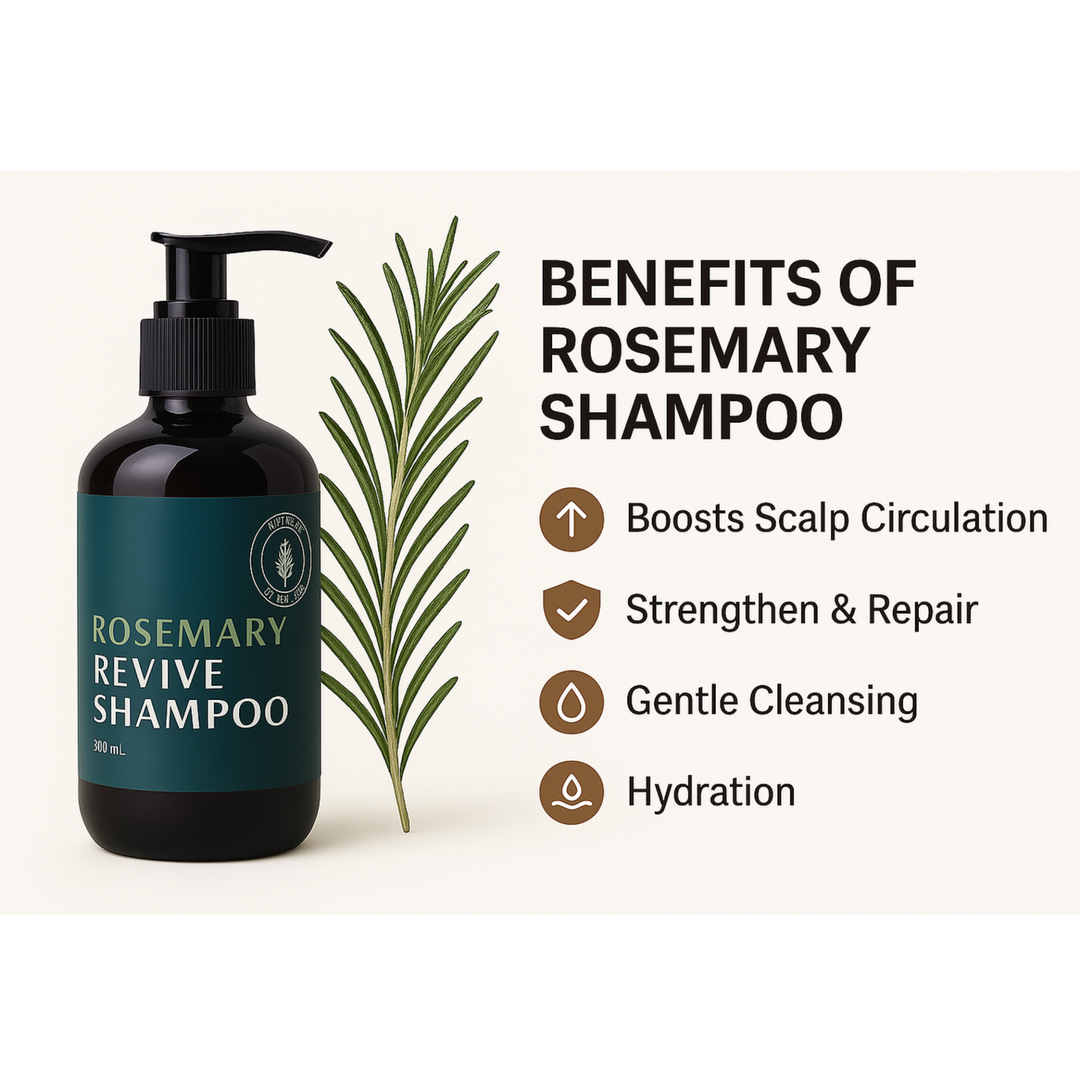 Rosemary Shampoo NZ for Hair & Scalp Health Natural – 200ml