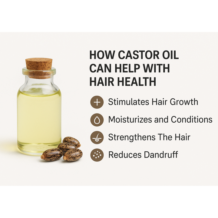 Rosemary and Castor Oil for Hair and Scalp Health - 100ml - NZ Made