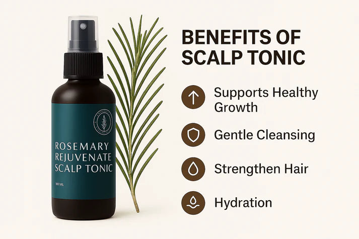 Rosemary Hair Tonic – Natural Scalp Rejuvenation – 100ml – Made in NZ