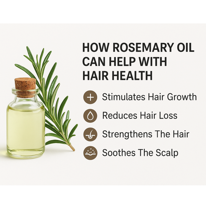 Rosemary and Castor Oil for Hair and Scalp Health - 100ml - NZ Made