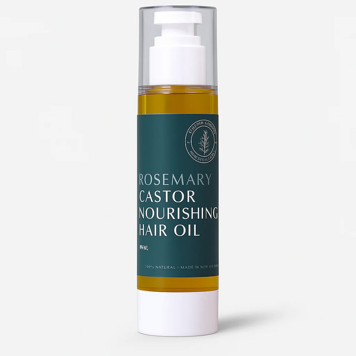 Rosemary and Castor Oil for Hair and Scalp Health - 100ml - NZ Made