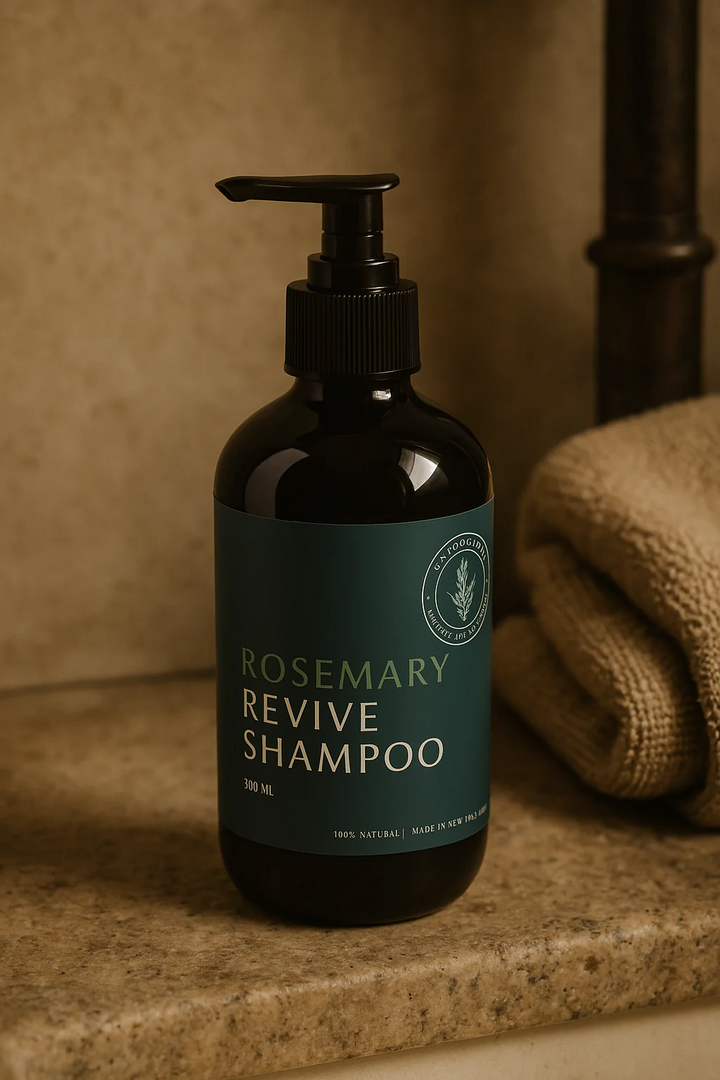 Rosemary Shampoo NZ for Hair & Scalp Health Natural – 200ml