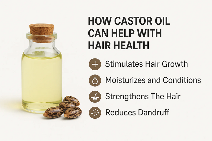 Rosemary and Castor Oil for Hair and Scalp Health - 100ml - NZ Made